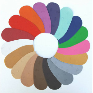 BORRACHA VIBRAM 7373 ALPES 1,8MM VERMELHO